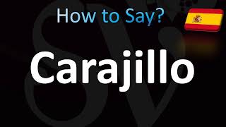 How to Pronounce Carajillo Cocktail Mexican [upl. by Refinej]