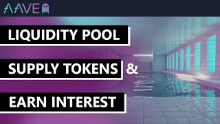 Aave Liquidity Pool Tutorial  DeFi Liquidity Pools  Crypto passive income [upl. by Akym738]