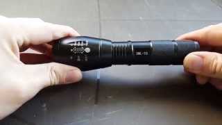 XMLT6 2000 lumen flashlight review [upl. by Vachil]