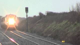 Gormanston HDIrish Rail NI Railways Enterprise 9001231 passes on service to Connolly [upl. by Demmy]