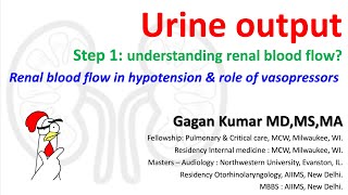 How do pressors change renal blood flow in hypotensive patient [upl. by Cousins]