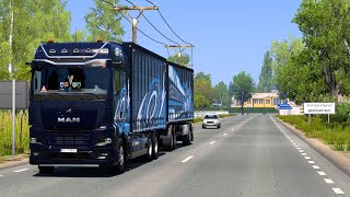 Euro Truck Simulator 2 v151  Roextended 43 Premium map Shorts [upl. by Otrepur]