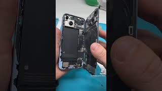 Átszakadt Iphone kijelző 🤯 Ilyet se lát gyakran az ember 😳 iFixedSzervizHu a Te Apple Szervized❤️ [upl. by Ivatts470]