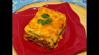 PASTELON DE PLÁTANO MADURO AL ESTILO DE LA COCINA DE MAYRI [upl. by Nylrehc]