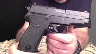 Sig Sauer P225 P6 9mm German SemAuto Carry Pistol  Texas Gun Blog [upl. by Grail]