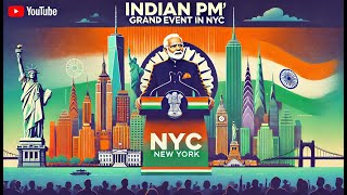 PM Modi का New York में Grand Public Event  Unforgettable Moments [upl. by Salba665]