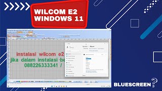 Wilcom e2 Windows 11 [upl. by Nnylakcaj]