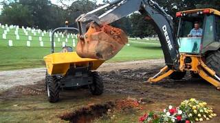 Wacker Neuson 3001 Dumper at Cemetary [upl. by Wardle]