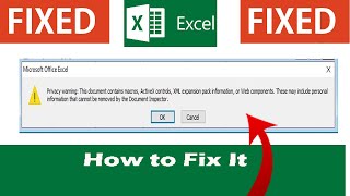 This document contain macros ActiveX control XML expansion pack  Excel Error Fix  TechnoTubebd [upl. by Miltie422]