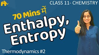 Thermodynamics Chemistry class 11 2  Chapter 6  Reaction Enthalpy  Entropy JEE NEET CBSE [upl. by Coltson142]