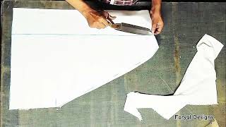 How to Sew amp Cut Shalwar Belt Shalwar Cutting Tutorial [upl. by Etteyafal]