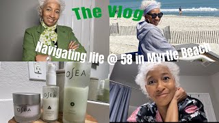 Osea Skin Care for aging skin  Myrtle Beach job interview at 58  Vlog [upl. by Enimzaj]