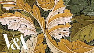 How was it made Block printing William Morris Wallpaper  VampA [upl. by Glynda]