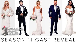 Married At First Sight Australia Season 11 Cast  First Impressions [upl. by Demmer]