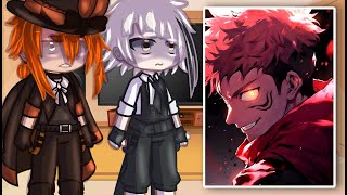 Bungo Stray Dogs React To Jujutsu Kaisen  Gacha Club [upl. by Mel]