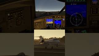 Smooth landing into Portland in the Challenger 650 XPlane 12 jlproductionsyt shorts aviation [upl. by Kowal]