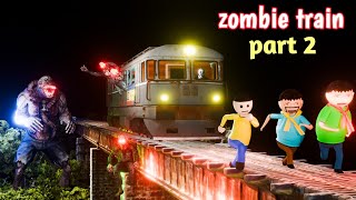 gulli bulli aur zombie train part 2  zombie train  gulli bulli cartoon  make joke horror [upl. by Cullan376]