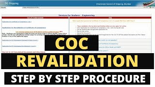 How to apply for COC Revalidation in 2020  Step by step guide [upl. by Tedmund]