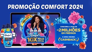 PROMOÇÃO COMFORT 2024  Como cadastrar e concorrer a 02 MILHÕES em prêmios  cashback [upl. by Nosnaj421]