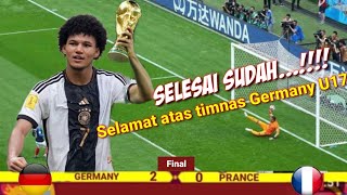 Prancis Vs Jerman 20 Hasil Final piala Dunia U17 indonesia 2023 berlangsung live [upl. by Kenaz]