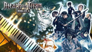 Attack on Titan  Ashes on the Fire Epic Piano Version [upl. by Ilsel]