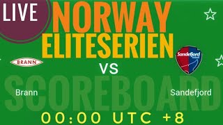 Brann VS Sandefjord NORWAY Eliteserien 2024 LIVE SCORE [upl. by Leaffar]