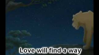 Lion king 2 Love will find a way lyrics [upl. by Ellac855]