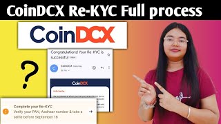 Coindcx ReKYC kaise kare  Coindcx ReKYC Documents full step by step Tutorial [upl. by Osnofedli]