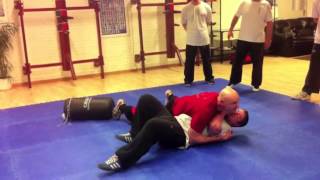 WTKUNGFU Wing Tsun Sifu Riis about groundfighting [upl. by Mello]