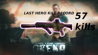 MY HIGHEST KILL GAME IN ARENA LAST HERO 57 KILLS  ESCAPE FROM TARKOV ARENA [upl. by Schoenberg]