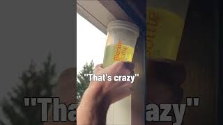 Guy uses a cup of gasoline to kill a wasp nest shorts [upl. by Lleznov242]