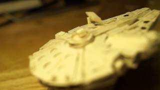 Papercraft Millenium Falcon made from scratch [upl. by Brill145]