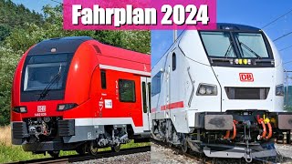 Fahrplan 2024 20000 Sitzplätze Mehr im Fernverkehr  Neue Verbindungen und Fahrzeuge [upl. by Yesima]