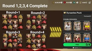 finally I complete quotRound 1234quot dynasties event in fc mobile  fc mobile  fc mobile 25  fc25 [upl. by Dasie]