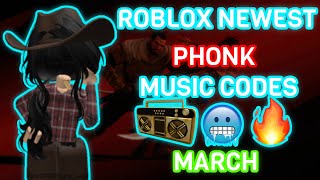 Roblox Music CodesIDs MARCH 2024 WORKING ROBLOX ID [upl. by Eusadnilem]