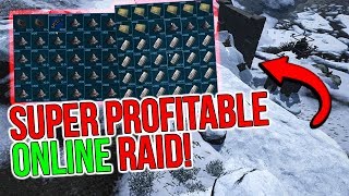 ONLINE ICE CAVE RAID  ARK Small Tribes Official PvP  ARK Survival Evolved [upl. by Trahurn472]