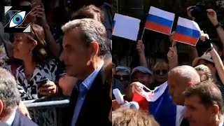 Zap Net Des Russes accueillent Sarkozy à sa dédicace parisienne050923 [upl. by Hobie]