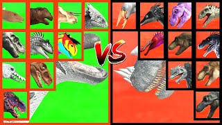 Dinosaur Tournament Random Apatosaurus VS RAPTOR VS TREX VS OMEGA 09 VS JPREX in ARBS [upl. by Nelleoj]