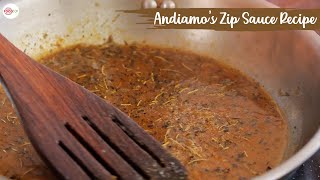 Andiamos Famous Zip Sauce Recipe  Best For Your Steak  TheFoodXP [upl. by Aderfla]