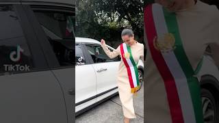 Parodia Claudia Sheinbaum bailando su canción 🎶👏🏽 promotorademex [upl. by Anoed152]