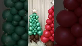 Árvore de Natal de Balões  Decoração de Natal com Balões balões decoraçãodenatal natal [upl. by Maharg1]