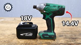 Upgrade 14 4V to 18V Makita Impact Driver  M695D [upl. by Nahgeem]