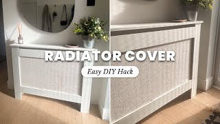 Modern Radiator Cover  Easy DIY Budget Hack [upl. by Anade]