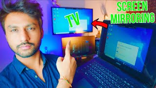 How to Connect Laptop Screen to TV Wirelessly Free No WIFI No HDMI Step by Step 2021 [upl. by Hsot]