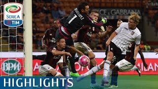 Milan 32 Palermo  Highlights  Matchday 4  Serie A TIM 201516 [upl. by Tristam]