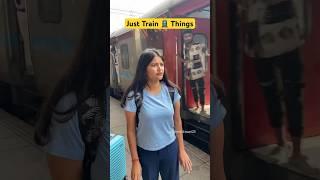 Just train things😜  Mahi Tiwari comedy shorts relatable mahikars [upl. by Cheadle]