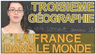 La France dans le monde  Géographie  3e  Les Bons Profs [upl. by Eelinnej]