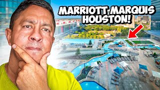 4k Houston Marriott Marquis  Executive Suite  Hotel Tour amp Lazy River Review [upl. by Lonnard]