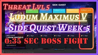 MCOC  September Side Quest Week 5  Count Nefaria Boss Fight  Ludum Maximus V  Threat Lvl 5 [upl. by Assanav]