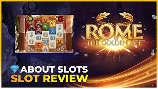 Rome The Golden Age by NetEnt Exclusive Video Review by Aboutslotscom for Casinodaddy [upl. by Niwdog]